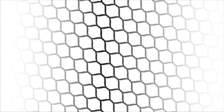 Curved net pattern. Seamless design for sportswear or equipment like soccer goals, volleyball nets, basketball hoops, hockey nets, and athletic gear