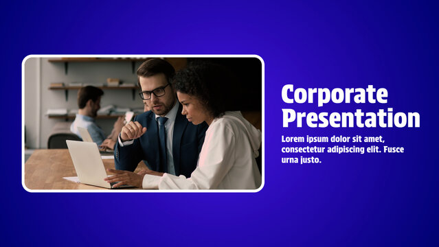 Corporate Business Presentation Animation Template