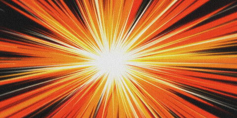 A vibrant and dynamic abstract image of a bright light explosion © Nasrin