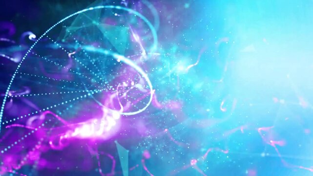 abstract background with dna