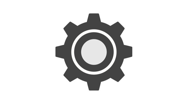 Gear Icon Symbol Technology Design.