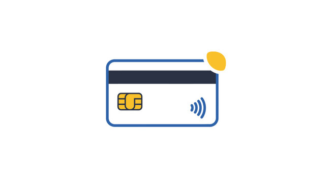 Contactless Payment Credit Card.
