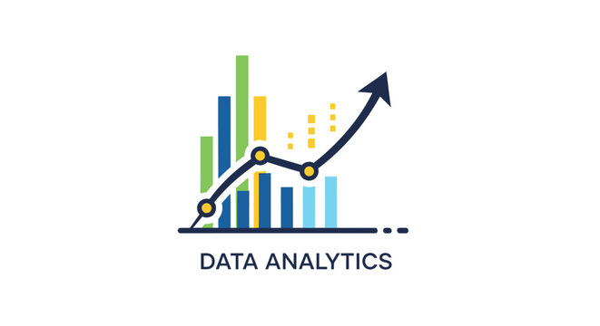 Data Analytics Business Growth Chart.