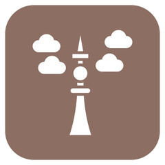 Fernsehturm Berlin Icon Style © designing ocean