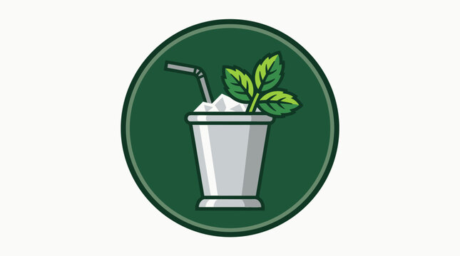 Refreshing Mint Julep Cocktail Icon