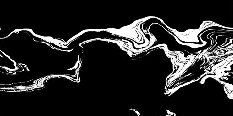 A black vector silhouette of a camel stands by an ink art tree amid a splashing white milk liquid drop and lightning design © MdKefaitUllah