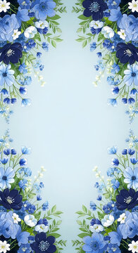 Blue hydrangea flowers with green leaves isolated on white background blue flowers de