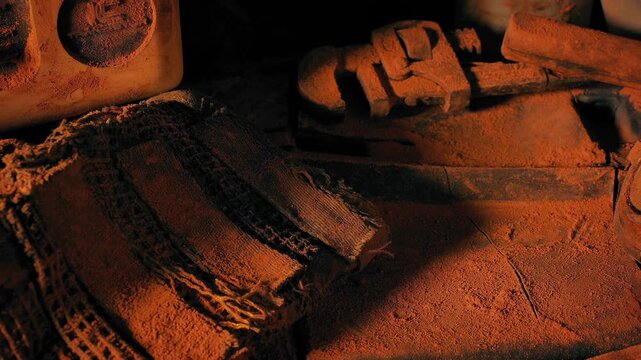 Wasteland Gun Picked Up Or Put Down Post-Apocalyptic Scene