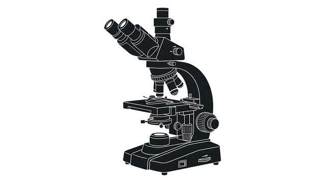 hand holding a microscope