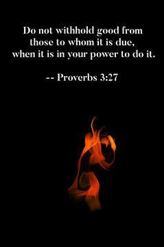 Proverbs 3 27
