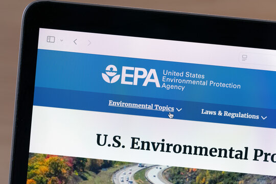 Ostersund, Sweden - April 3, 2026: US Environmental Protection Agency (EPA) website. EPA is an independent executive agency of the US federal government tasked with environmental protection matters.
