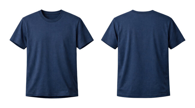 PNG Classic navy blue t-shirt design.