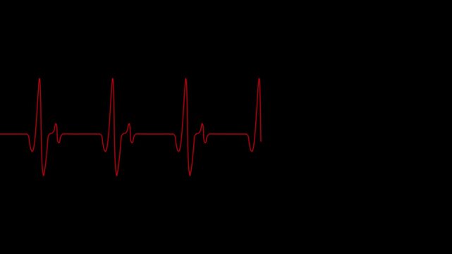 Continuous one line heart beat heartbeat health icon pulse rate medical art. Heart one line heartbeat love ekg care ecg drawing logo draw life cardio illustration single medicine healthy cardiogram.