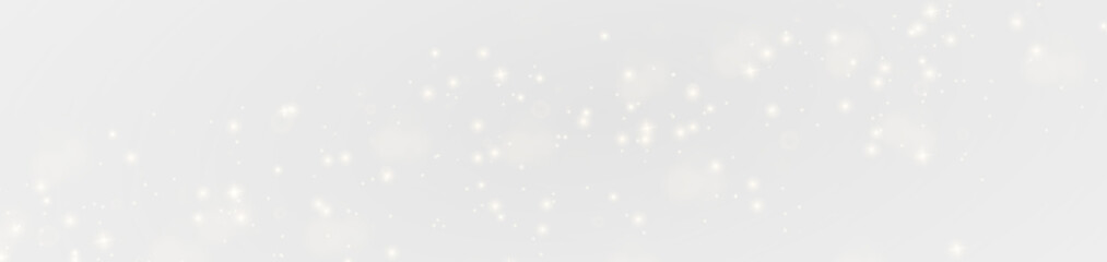 Glow yellow dust particle sparkle light bokeh on abstract transparent background with glitter stardust magic smoke powder flare motion blur effect isolated on black backdrop. © AzeritCrystal
