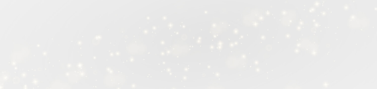 Glow yellow dust particle sparkle light bokeh on abstract transparent background with glitter stardust magic smoke powder flare motion blur effect isolated on black backdrop.