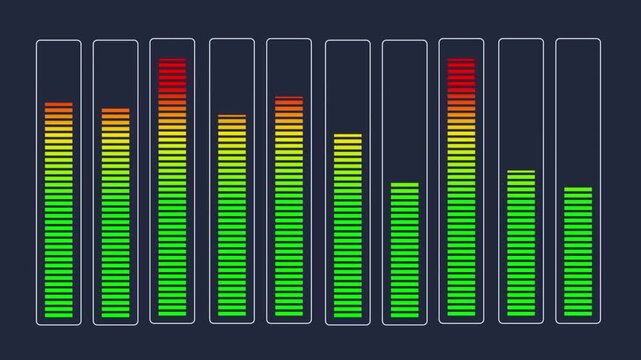 Gradient color bars, data visualization, business analytics, statistics, infographic elements