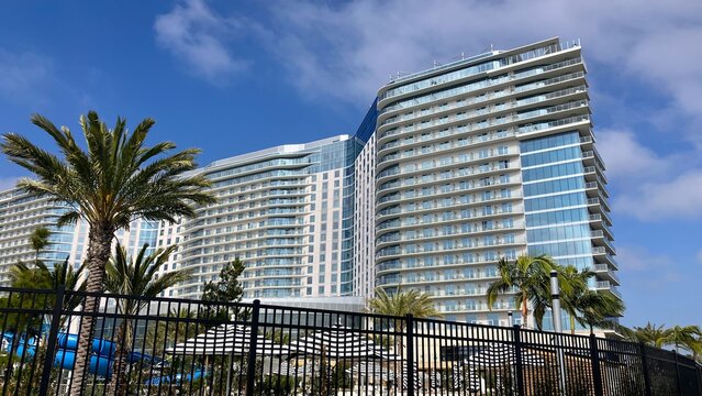 Chula Vista, CA USA - March 21, 2026: The Gaylord Pacific Resort with its water park