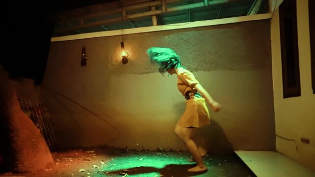 Energetic and Emotional Contemporary Dance Compilation at Night