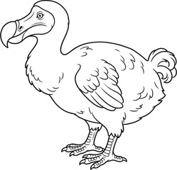 Fototapeta premium vector illustration of cartoon duck