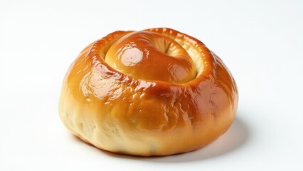 A delicious pastry on a white surface, great for food and cooking uses