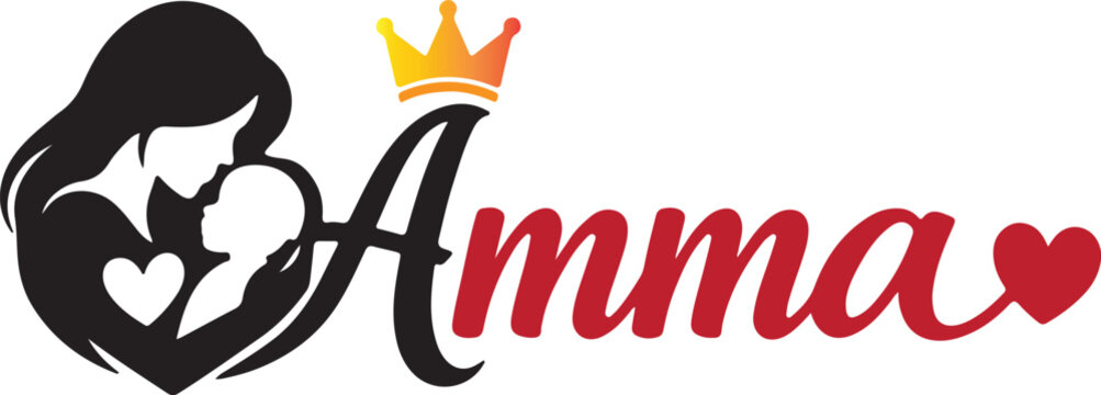 Amma Motherhood Logo Design