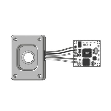 Motion Sensor Module with Circuit Board.