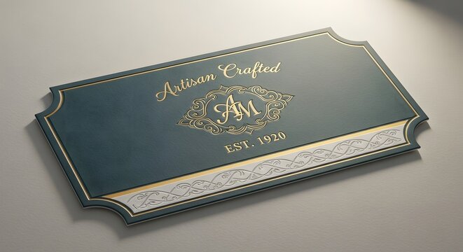 Elegant Artisan Crafted Sign with Est 1920