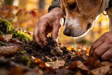Obraz premium A curious beagle looking