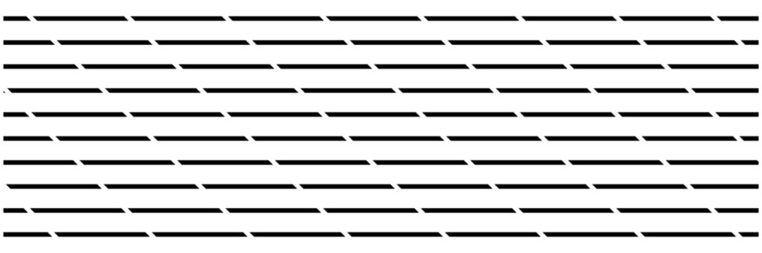 Straight dash line set. Pencil borders design
