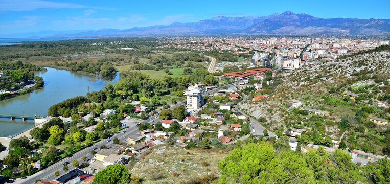 A view from Shkodra, Albania.