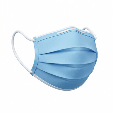 Masque chirurgical bleu pour protection sanitaire et hygi&egrave;ne