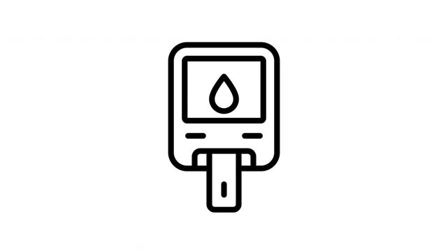glucometer animation icon