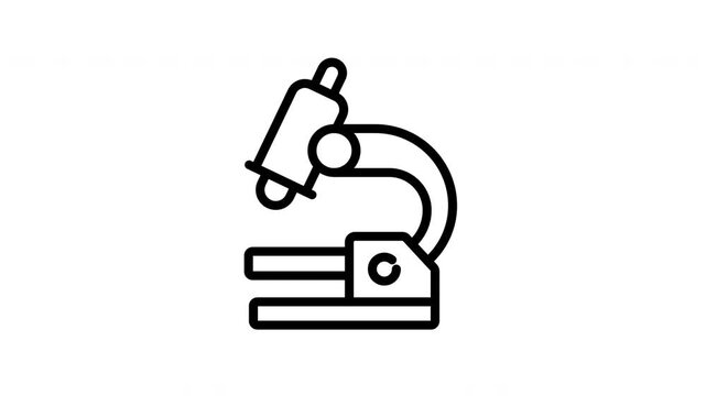 microscope animation icon