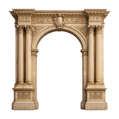 Obraz premium PNG Elegant classical stone archway design.