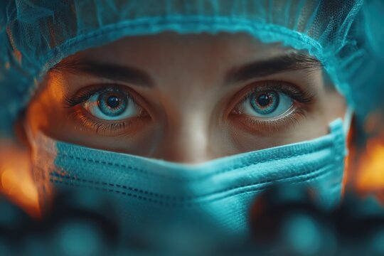 focused laboratory technician in protective gear