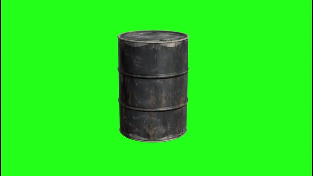 Oil Barrel - Chroma Green