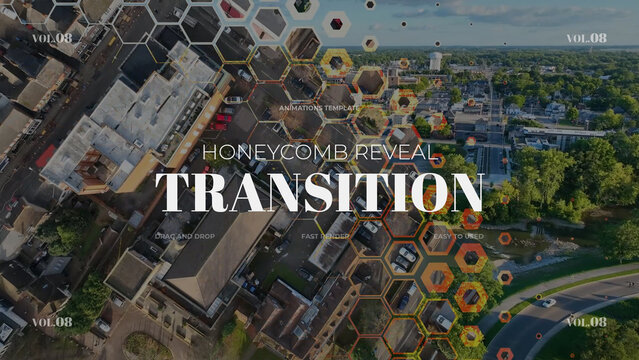 Honeycomb Reveal Transition / Horizontal / Part 08