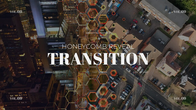 Honeycomb Reveal Transition / Horizontal / Part 09