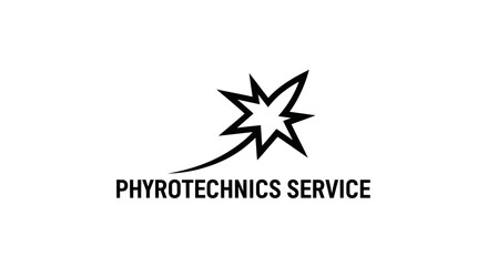 Explosion Starburst Logo for Pyrotechnics Service © SUKOPOL