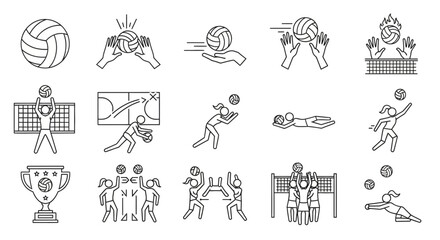 Obraz premium Minimalist Outline Vector Icons of Alcoholic Drinks and Bottles for Bars, Menus, and Beverage Industry