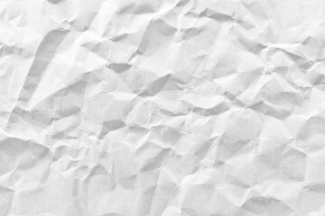 Fototapeta premium Crumpled paper texture overlay transparent png