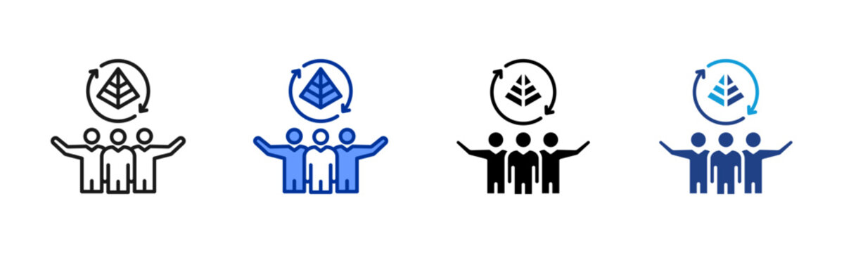 Public Resources icon set multiple style collection