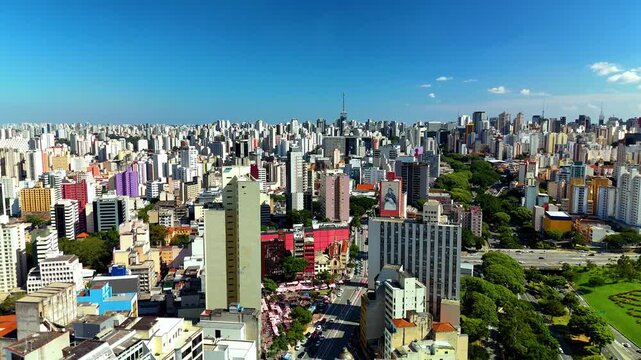 4K City Liberdade Sao Paulo Japan 
