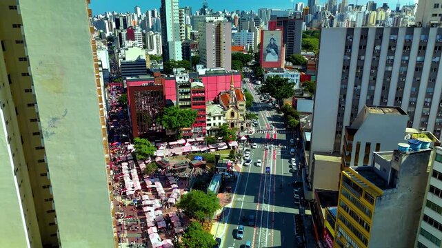 4K City Liberdade Sao Paulo Japan 