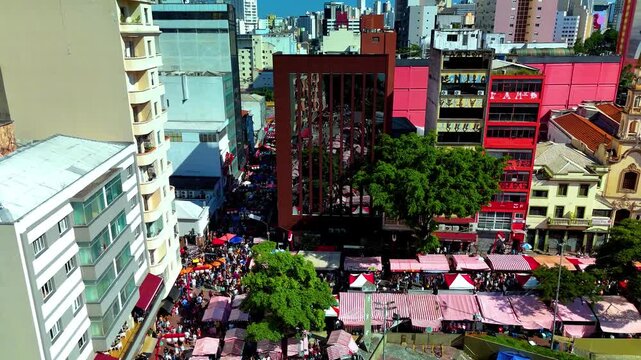 4K City Liberdade Sao Paulo Japan 