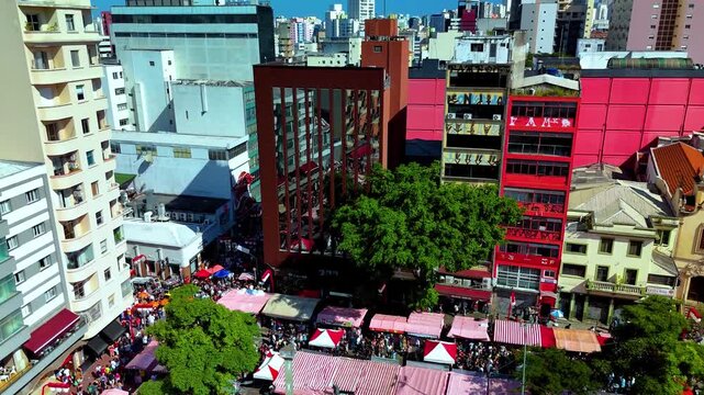 4K City Liberdade Sao Paulo Japan 