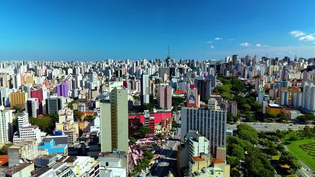 4K City Liberdade Sao Paulo Japan 