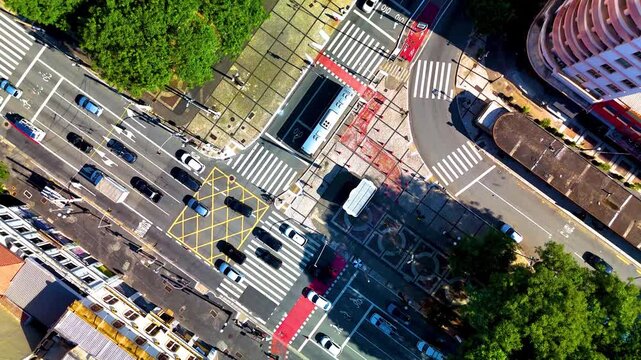 4K City Sao Paulo Build Street
