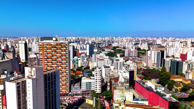 4K City Sao Paulo Build Street