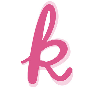 k alphabeth from lettering